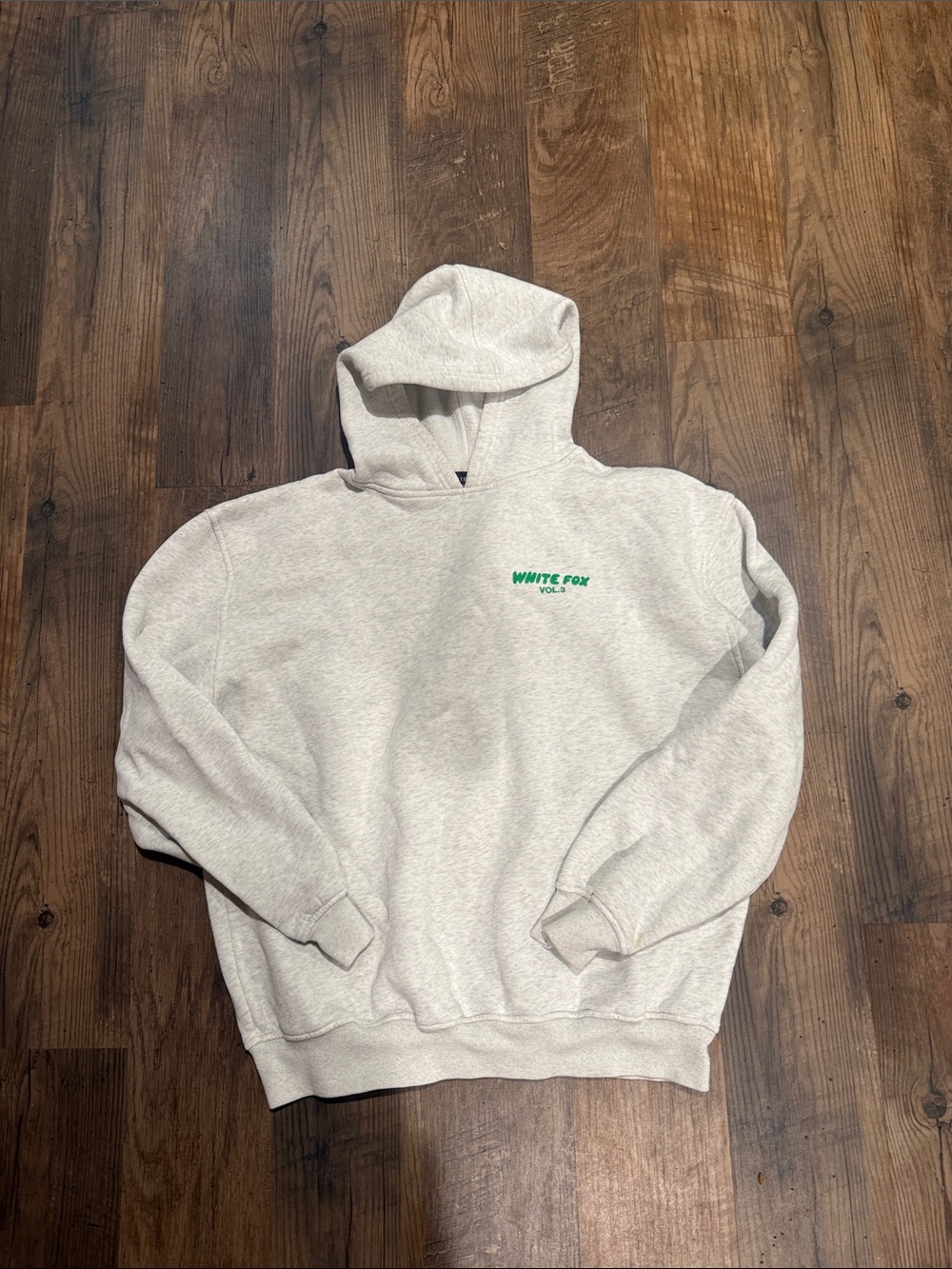 White fox hoodie size medium/large